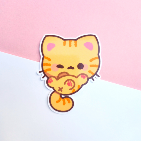 Silly Little Kitties Waterproof Sticker
