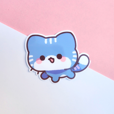Silly Little Kitties Waterproof Sticker